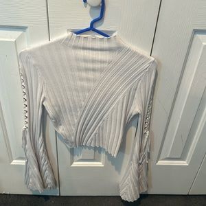 Cropped turtleneck